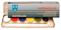 Kryolan Supracolour Palette 6 Colours